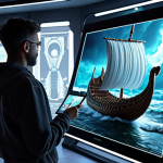 **Prompt 1: The AI-Augmented Creator**
    "A visionary digital artist, in a sleek, futuristic studio, interacts with an advanced holographic interface. On the vibrant screen, complex 3D models, such as an 'ancient Viking ship in a stormy sea' or 'shimmering marble texture,' are instantly materializing from simple text commands. The artist's expression reflects awe and creative freedom, symbolizing the seamless integration of human imagination with AI-powered 3D modeling. Focus on the intricate details of the evolving 3D object and the futuristic yet intuitive interface. Cinematic lighting, hyperrealistic, high detail, vibrant digital art, creative empowerment."