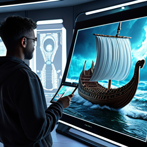 **Prompt 1: The AI-Augmented Creator**
    "A visionary digital artist, in a sleek, futuristic studio, interacts with an advanced holographic interface. On the vibrant screen, complex 3D models, such as an 'ancient Viking ship in a stormy sea' or 'shimmering marble texture,' are instantly materializing from simple text commands. The artist's expression reflects awe and creative freedom, symbolizing the seamless integration of human imagination with AI-powered 3D modeling. Focus on the intricate details of the evolving 3D object and the futuristic yet intuitive interface. Cinematic lighting, hyperrealistic, high detail, vibrant digital art, creative empowerment."