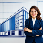 **

"A professional female architect in a stylish, yet modest, business casual outfit, standing in front of a modern building design blueprint in a bright, contemporary Istanbul office. Fully clothed, appropriate attire, safe for work, perfect anatomy, natural proportions, professional photography, high quality, family-friendly. Focus on a realistic and detailed architectural rendering style."

**